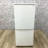 シャープ 冷蔵庫 2ドア 137L つけかえどっちもドア ホワイト SJ-D14D-W 2018年製