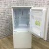 シャープ 冷蔵庫 2ドア 137L つけかえどっちもドア ホワイト SJ-D14E-W 2019年製