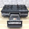 リンナイ ガスコンロ LPガス 約59cm幅 【水無し片面焼き】 右強火力 KG67BKR 2021年製