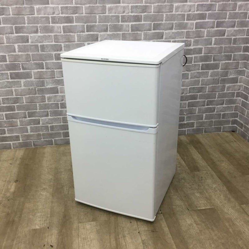 アイリスオーヤマ 冷蔵庫 2ドア 90L 右開き ホワイト IRR-A09TW-W 2019 
