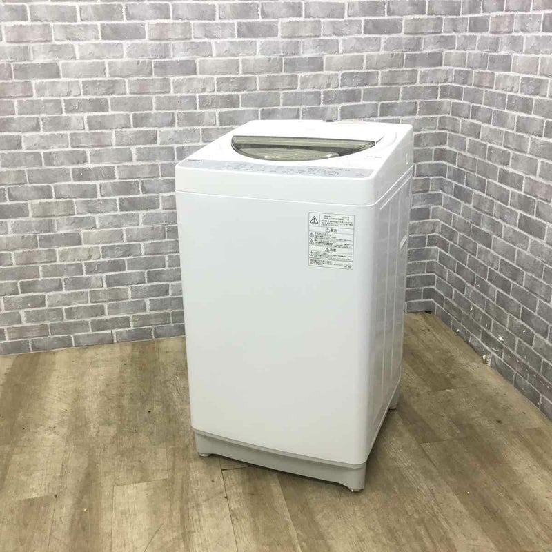 東芝 洗濯機 7.0kg 縦型 ホワイト AW-7G6 2018年製