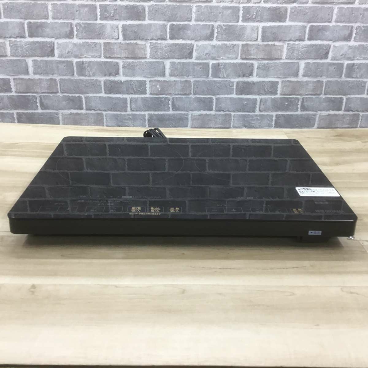 アイリスオーヤマ IHクッキングヒーター 1400W 2口 ブラック IHC-WKG2-B 2020年製