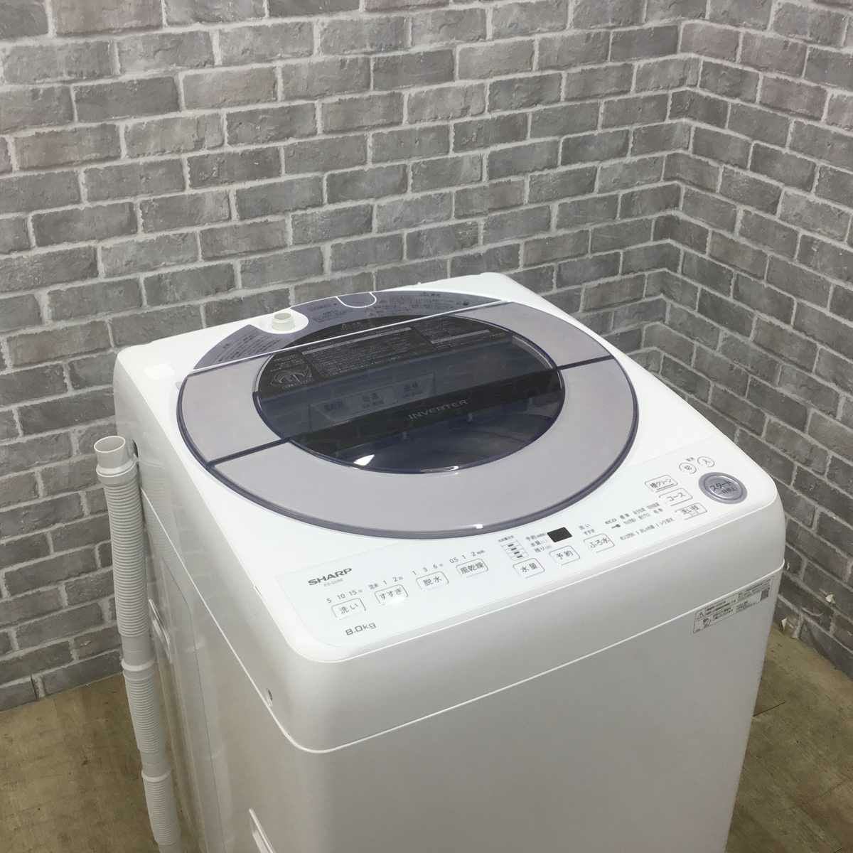◇ドリーム尼崎1号館◇ シャープ 8kg洗濯機 E-GV8E 2020年製 シャープ 洗濯機 8.0kg 縦型 シルバー ES-GV8E-S 2020年製 | リユース