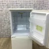 シャープ 冷蔵庫 2ドア 137L つけかえどっちもドア ホワイト SJ-D14D-W 2018年製
