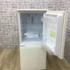 シャープ 冷蔵庫 2ドア 137L つけかえどっちもドア ホワイト SJ-D14D-W 2018年製