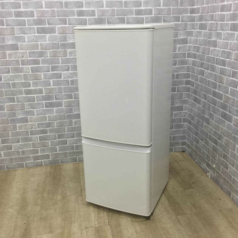 三菱電機 冷蔵庫 2ドア 146L 右開き ホワイト MR-P15F-W 2021年製