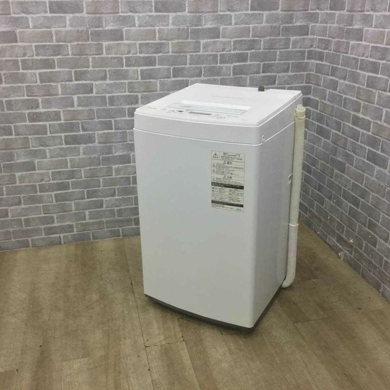 東芝 洗濯機 4.5kg 縦型 ホワイト AW-45M7 2020年製