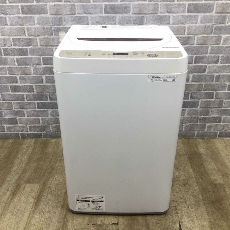 シャープ 洗濯機 6.0kg 縦型 ブラウン ES-GE6E-T 2020年製 | リユース 