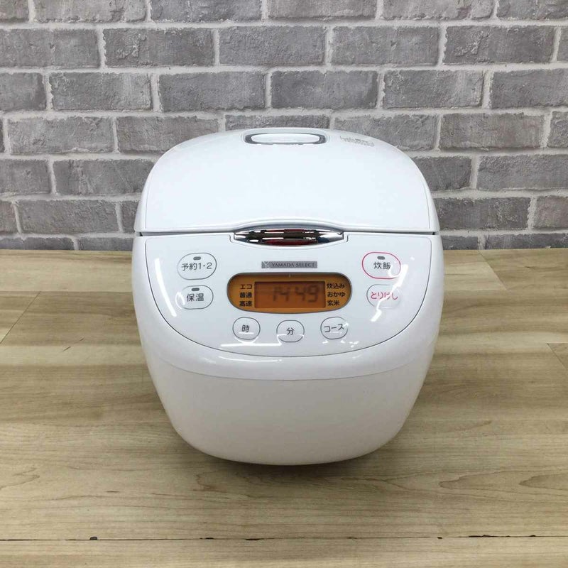 ヤマダセレクト 炊飯器 マイコン式 1升炊き ホワイト YEC-M18G1 2020年製