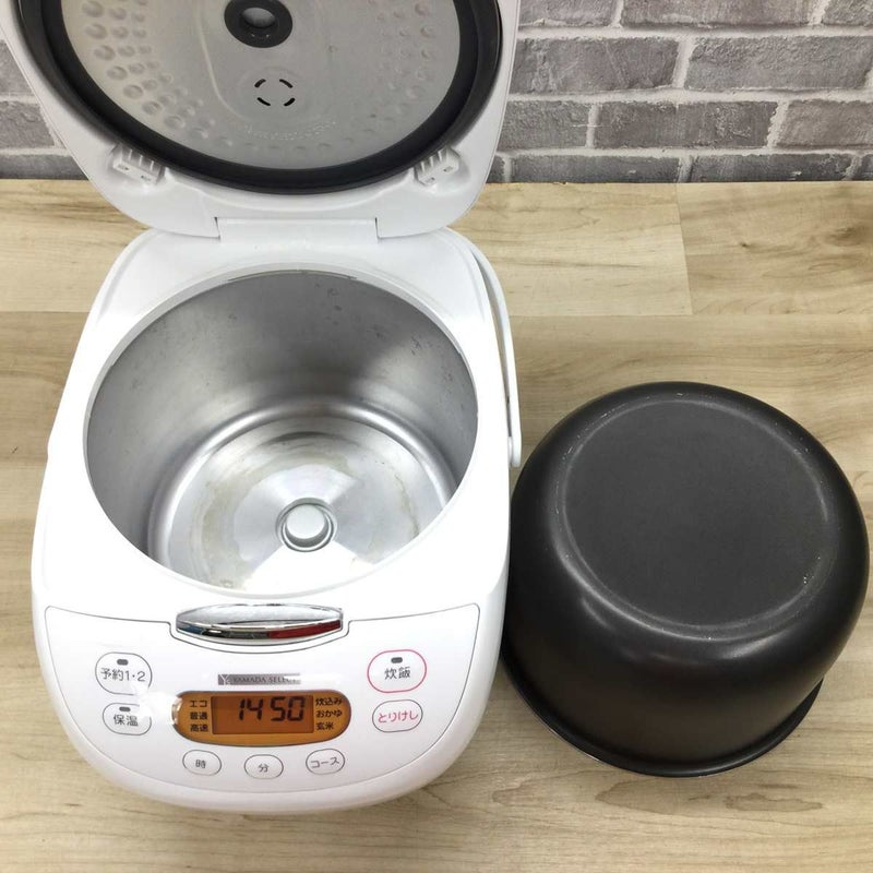 ヤマダセレクト 炊飯器 マイコン式 1升炊き ホワイト YEC-M18G1 2020年 