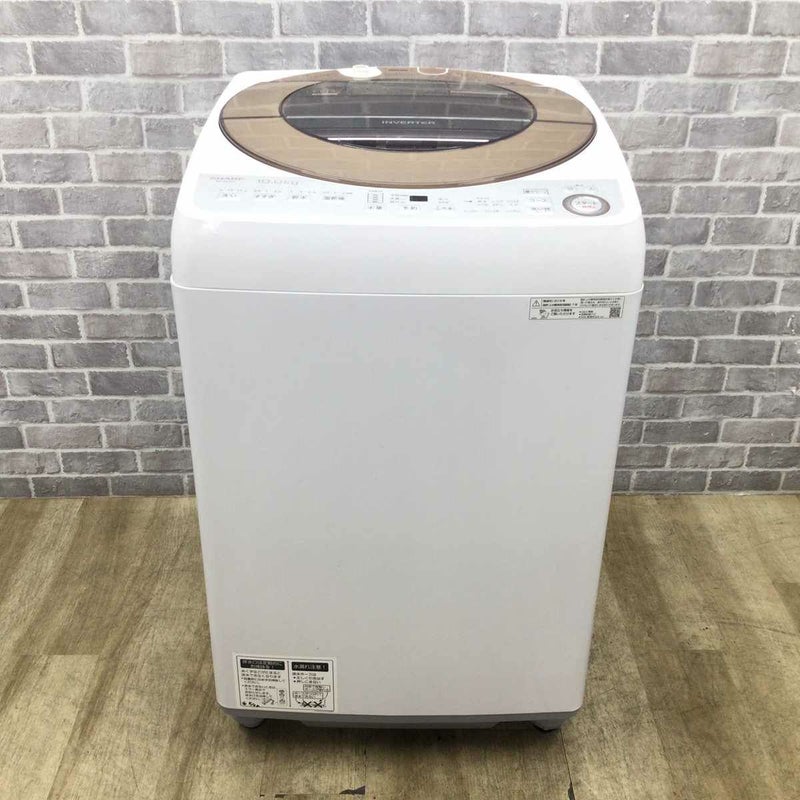 シャープ 全自動洗濯機10.0? ES-GV10C-T 2019年製 | リユース家電Happy
