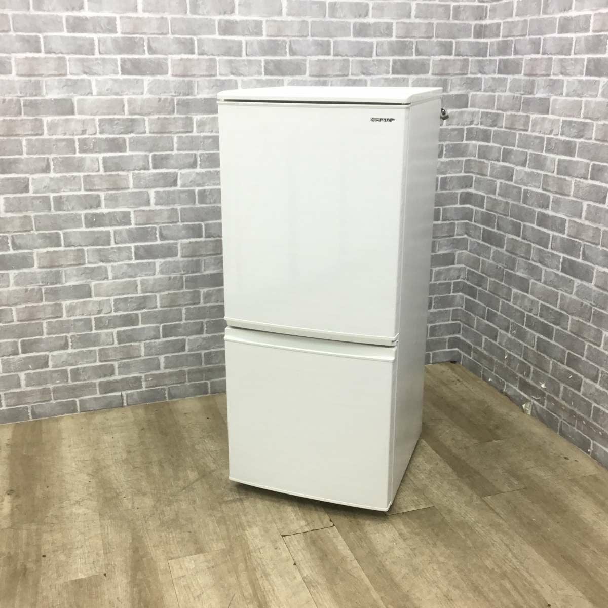 シャープ 冷蔵庫 2ドア 137L つけかえどっちもドア ホワイト SJ-D14E-W