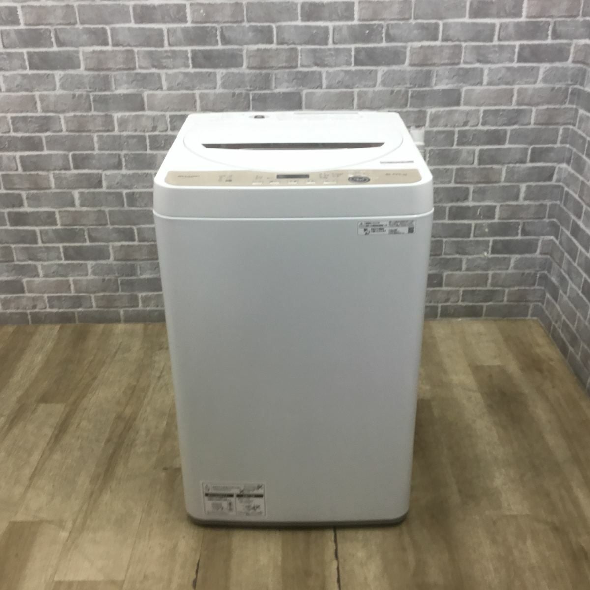 シャープ 洗濯機 6.0kg 縦型 ブラウン ES-GE6G-T 2023年製