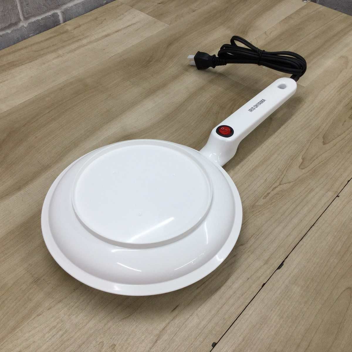 アイリスオーヤマ クレープメーカー 20cm【未使用品】 PCM-800-W 2021年製