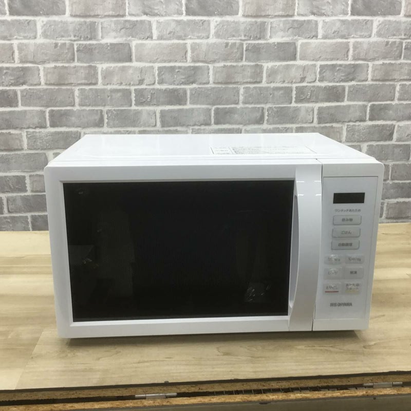 アイリスオーヤマ 電子レンジ 500W 17L ヘルツフリー ホワイト IMB-T178-W 2022年製