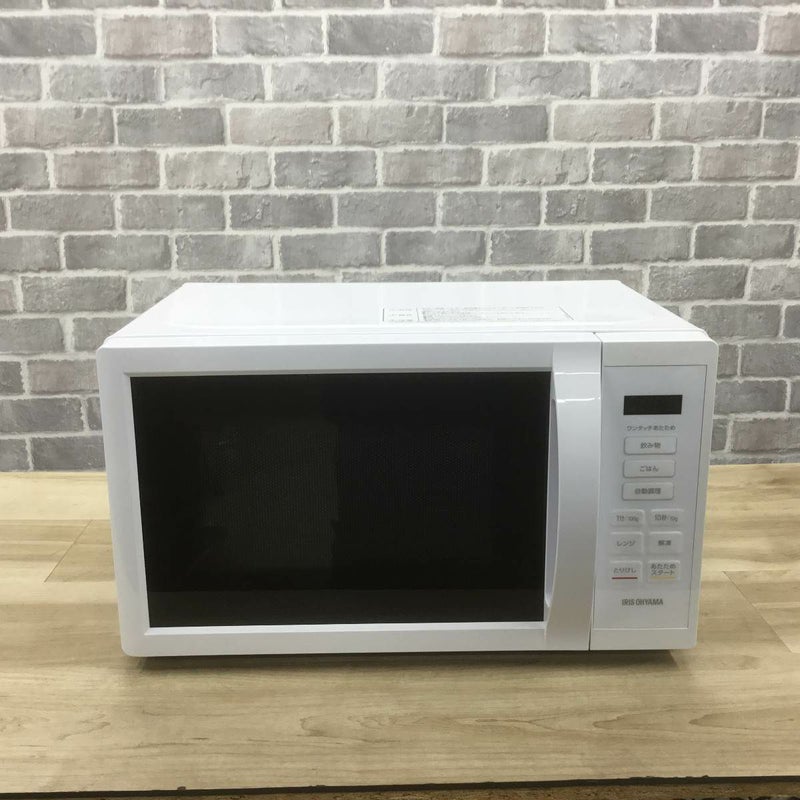 アイリスオーヤマ 電子レンジ 500W 17L ヘルツフリー ホワイト IMB-T178-W 2023年製