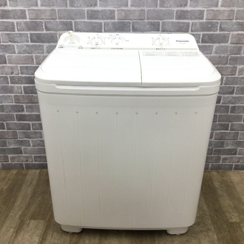 パナソニック 洗濯機 5.0kg 二槽式 ホワイト NA-W50B1 2023年製