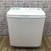 アクア 洗濯機 4.0kg 二槽式 ホワイト AQW-N40 2019年製