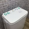 アクア 洗濯機 4.0kg 二槽式 ホワイト AQW-N40 2019年製