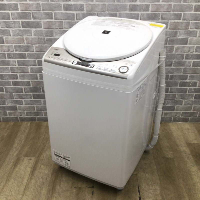 シャープ 全自動洗濯乾燥機 8kg ES-TX8FKS 2022年製