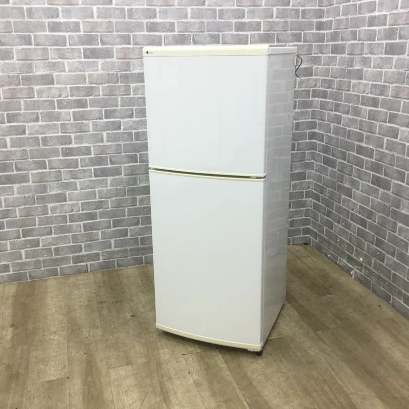 ユーイング 冷蔵庫 2ドア 140L 右開き ホワイト UR-F140J(W) 2018年製