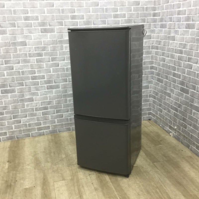 三菱電機 冷蔵庫 2ドア 146L 右開き マットチャコール MR-P15F-H 2021年製