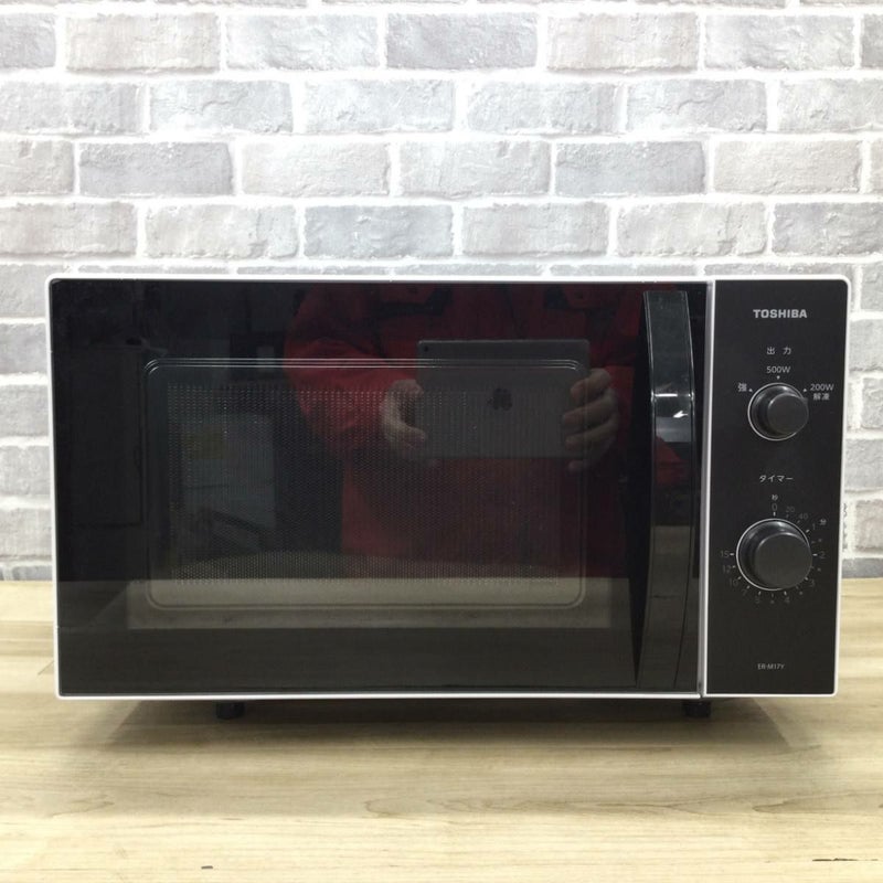 東芝 電子レンジ 520W 17L ヘルツフリー フラット ER-M17Y(W) 2024年製