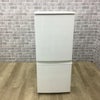 シャープ 冷蔵庫 2ドア 137L どっちもドア SJ-D14C-W 2017年製