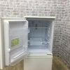 シャープ 冷蔵庫 2ドア 137L どっちもドア SJ-D14C-W 2017年製