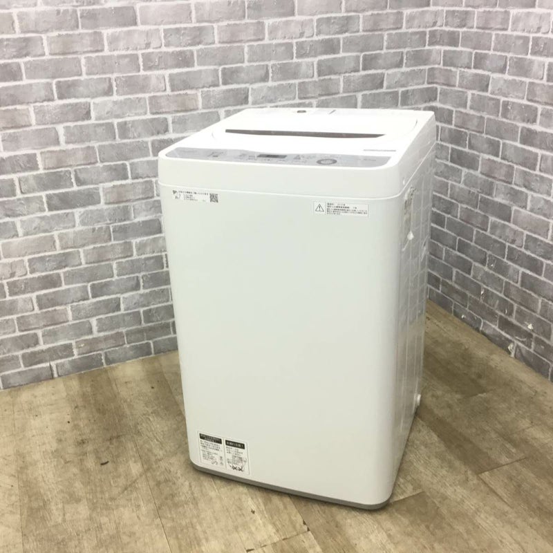 シャープ 全自動洗濯機 4.5kg ES-GE4C 2019年製