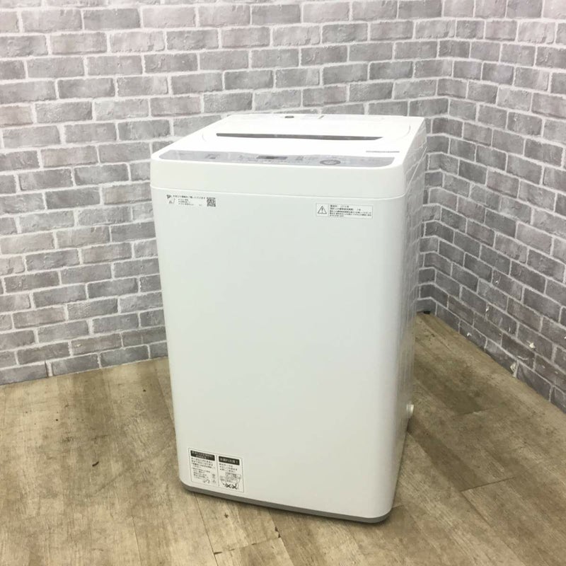 シャープ 全自動洗濯機 4.5kg ES-GE4C 2019年製