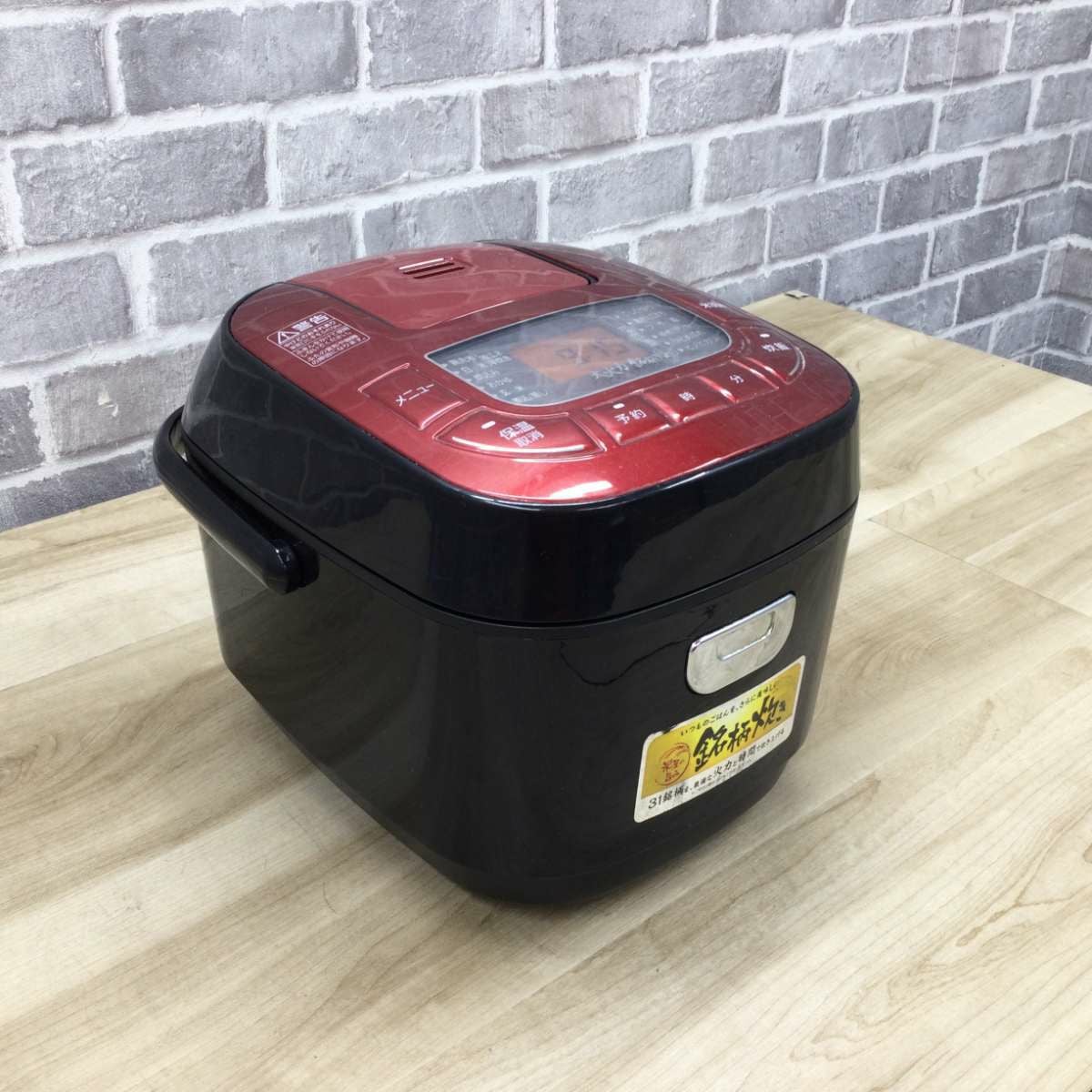 アイリスオーヤマ 炊飯器 マイコン式 3合炊き DKRC-MB30-RE 2018年製