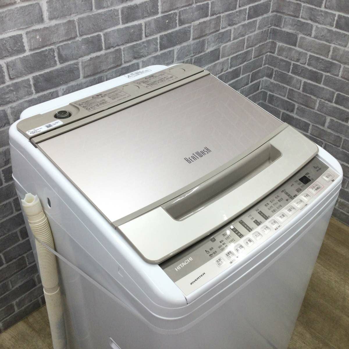 日立 全自動洗濯機 8.0kg BW-V80F 2020年製