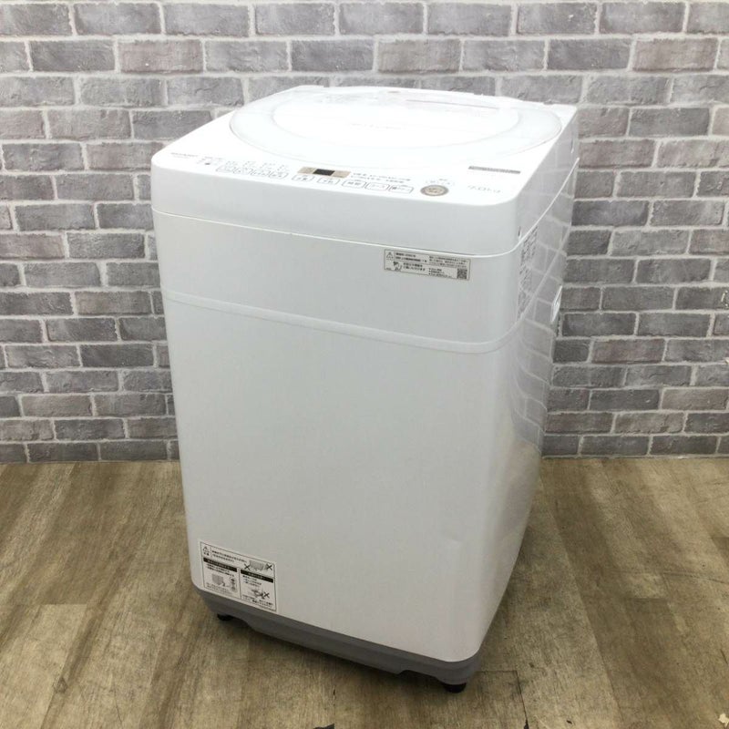 シャープ 全自動洗濯機 7.0kg ES-KS70W 2020年製