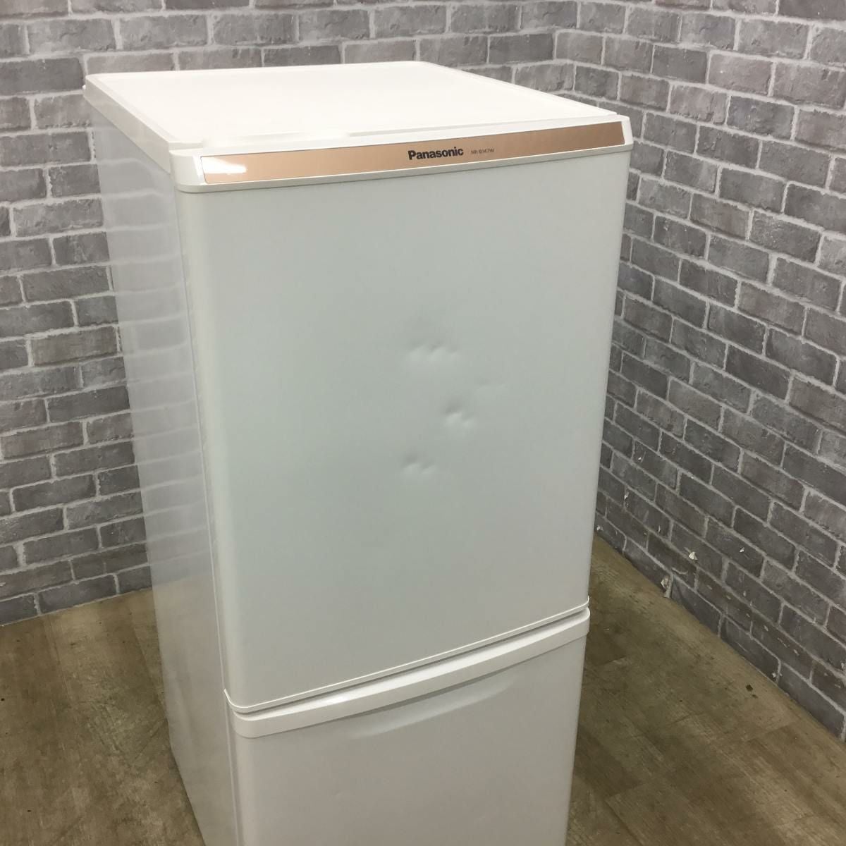 パナソニック 冷蔵庫 2ドア 138L 右開き NR-B147W-W 2015年製 【特価品