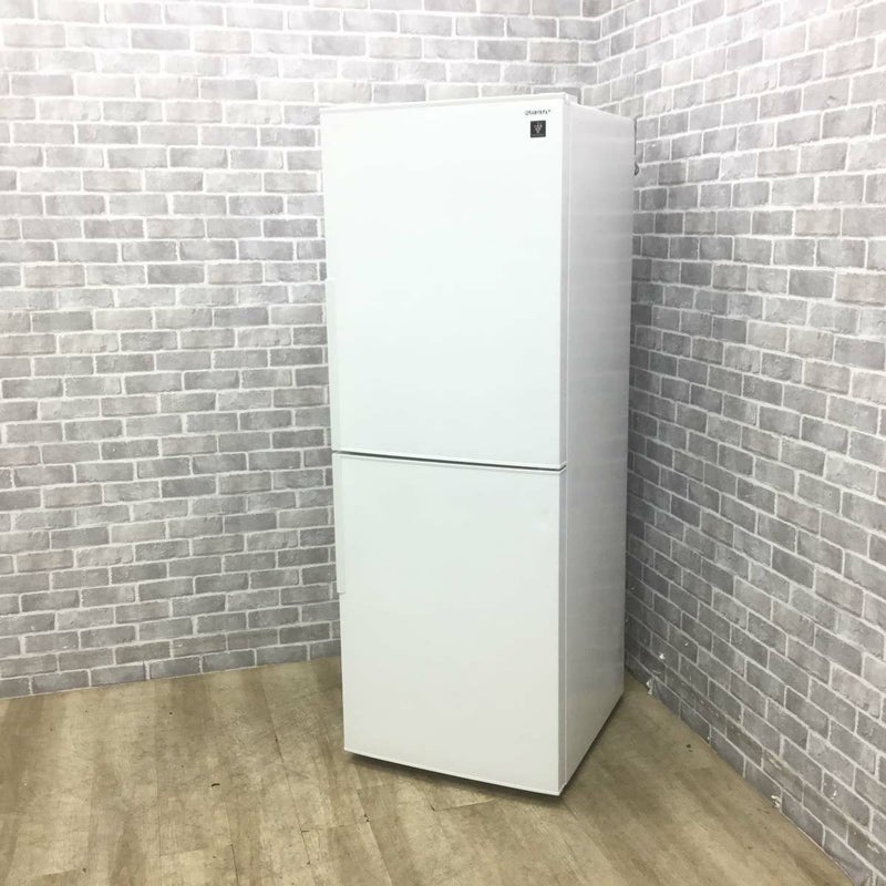 シャープ 冷蔵庫 2ドア 280L 右開き SJ-PD28E-W 2019年製