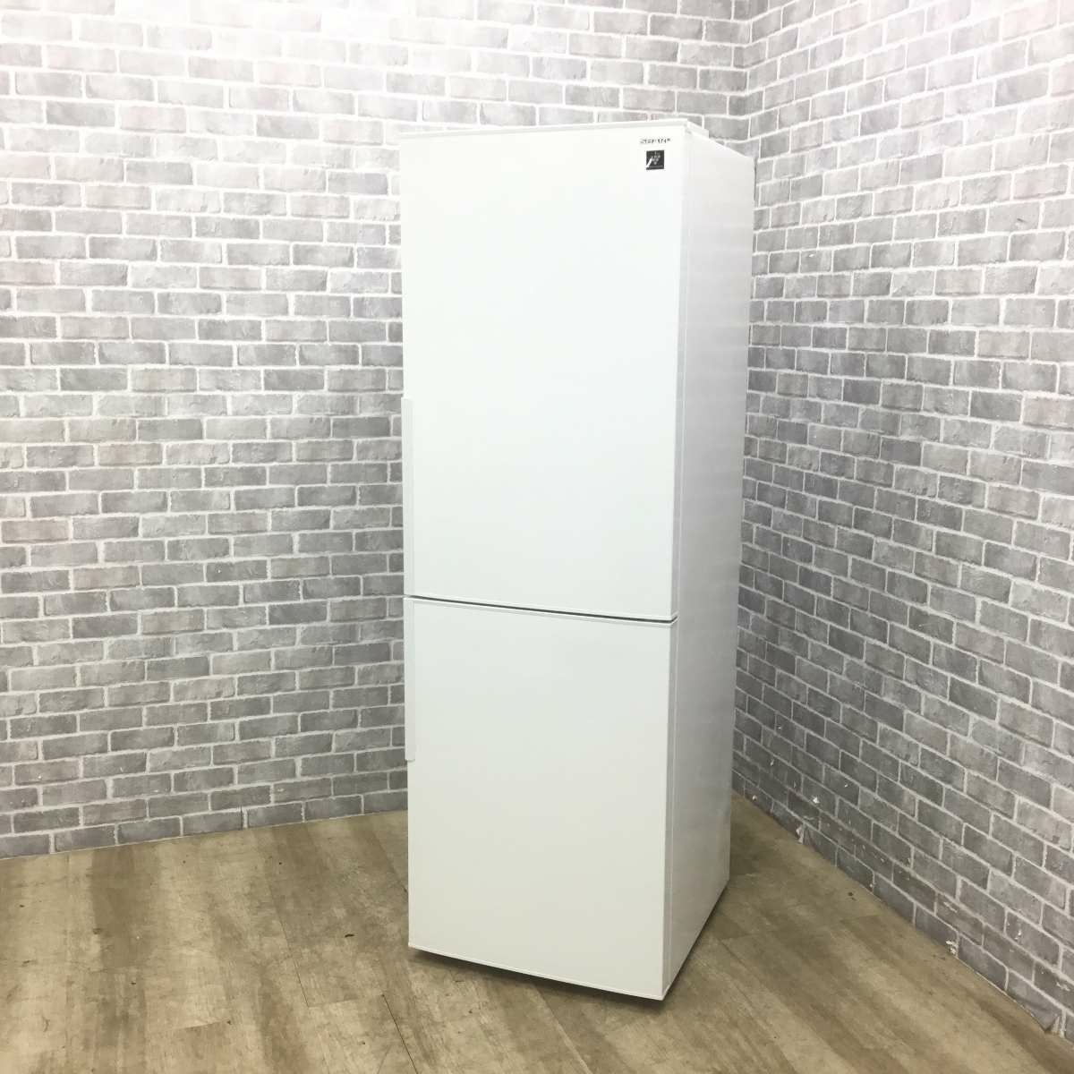 シャープ 冷蔵庫 2ドア 310L 右開き SJ-AK31G-W 2021年製