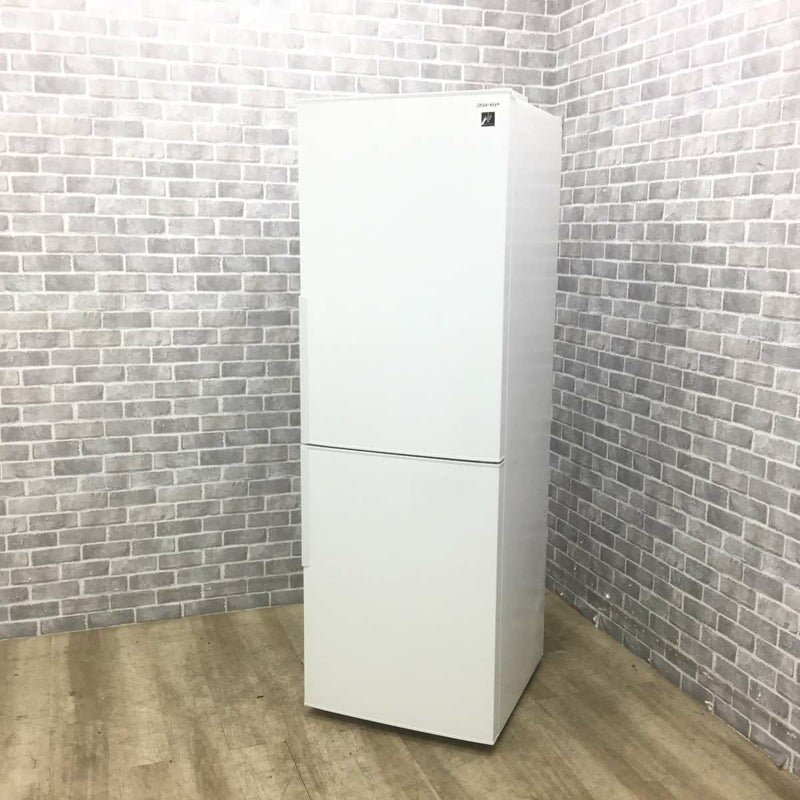 シャープ 冷蔵庫 2ドア 310L 右開き SJ-AK31G-W 2021年製