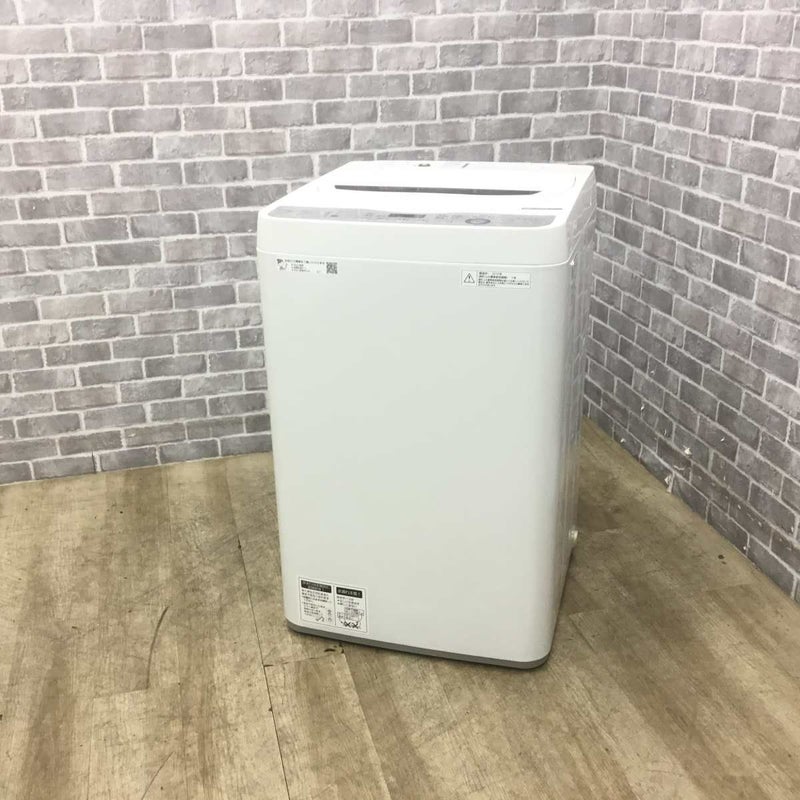 シャープ 全自動洗濯機 4.5kg ES-GE4C-T 2019年製