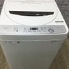 シャープ 全自動洗濯機 4.5kg ES-GE4C-T 2019年製