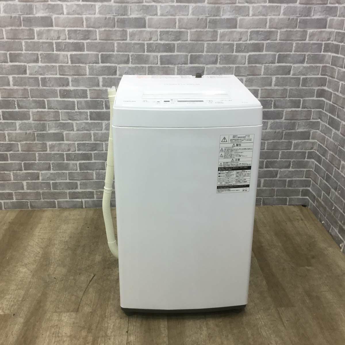 東芝 全自動洗濯機 4.5kg AW-45M7(W) 2019年製