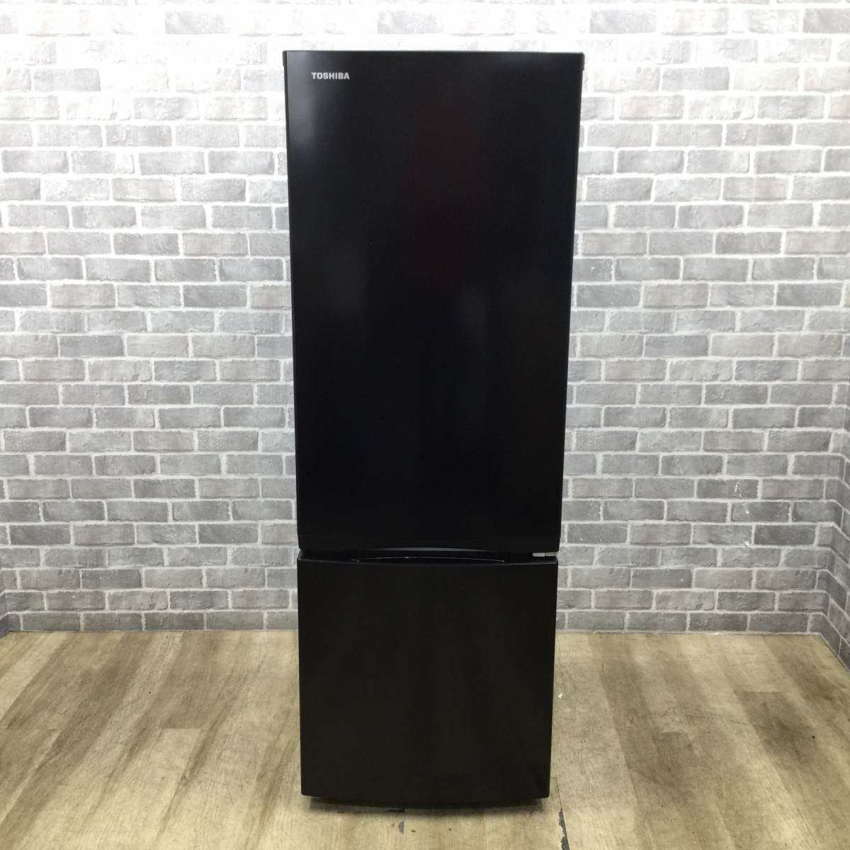 東芝 冷蔵庫 2ドア 170L 右開き GR-V17BS(K) 2023年製