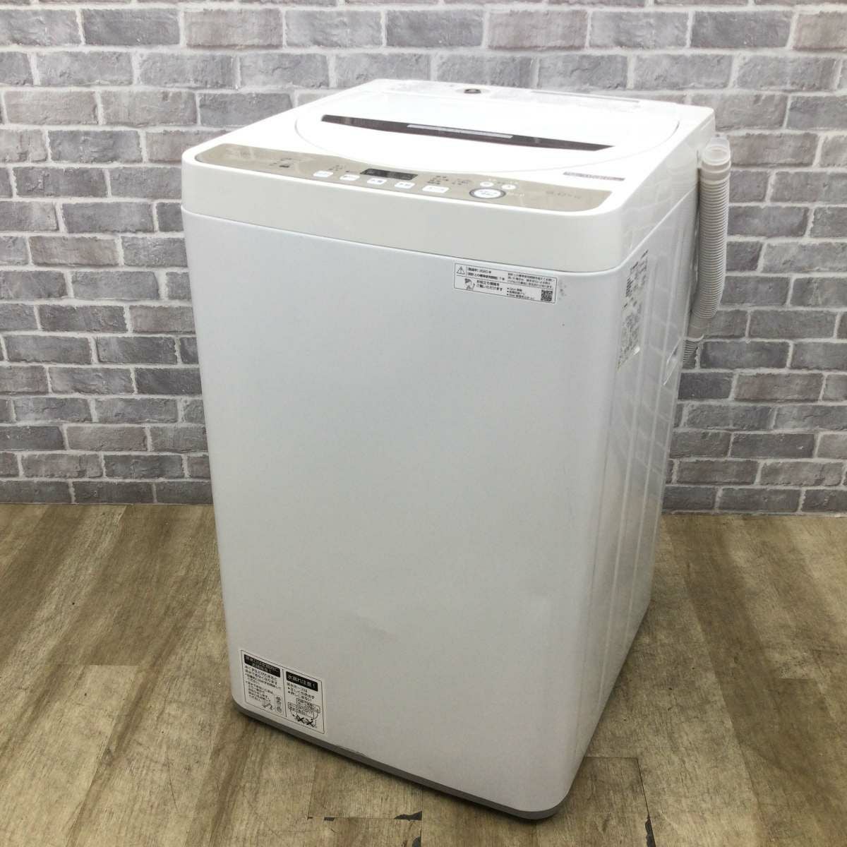 シャープ 洗濯機 6.0kg ES-GE6D-T 2020年製