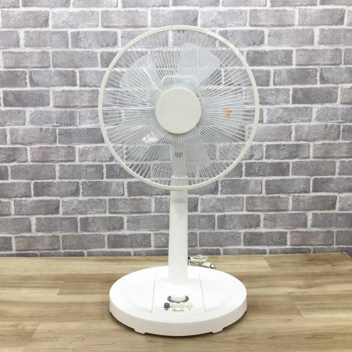 テクノス リビング扇風機 30cm KI-1751(W) 2021年製