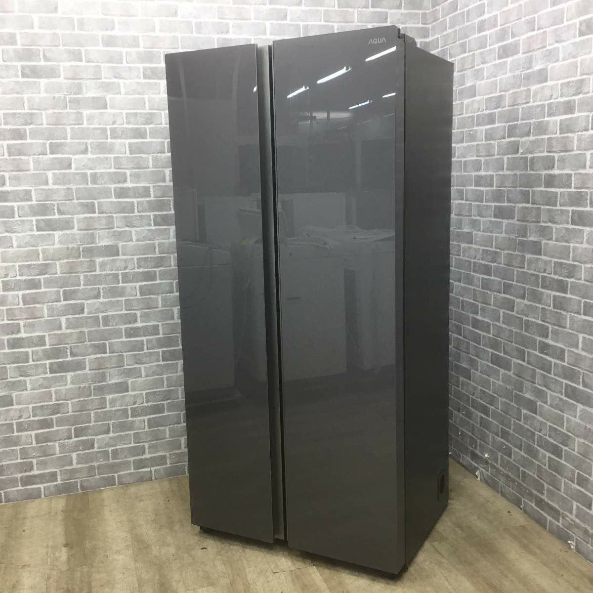 アクア 冷蔵庫 2ドア 475L フレンチドア 【アウトレット】 AQR-SBS48R-DS 2025年製