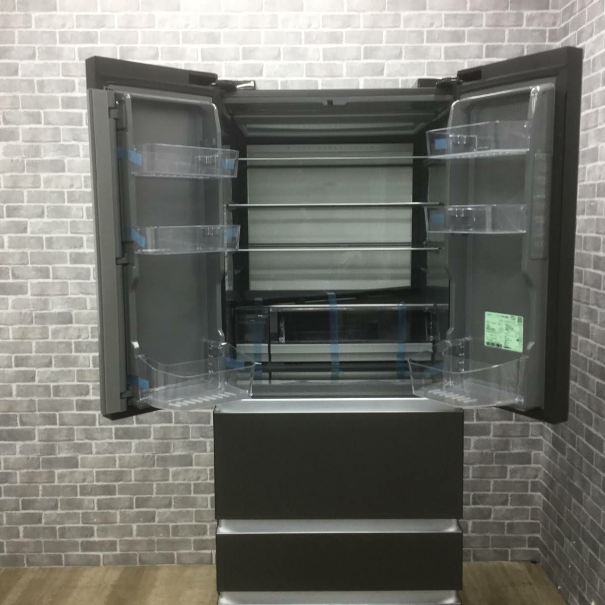 アクア 冷蔵庫 5ドア 501L フレンチドア 【アウトレット】 AQR-TXA50R-K 2025年製