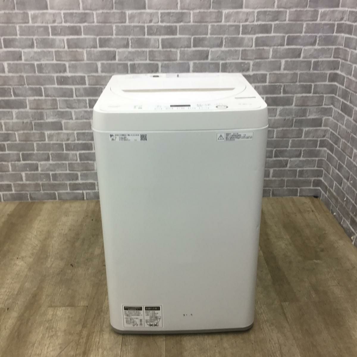 シャープ 全自動洗濯機 4.5kg ES-GE4D 2019年製
