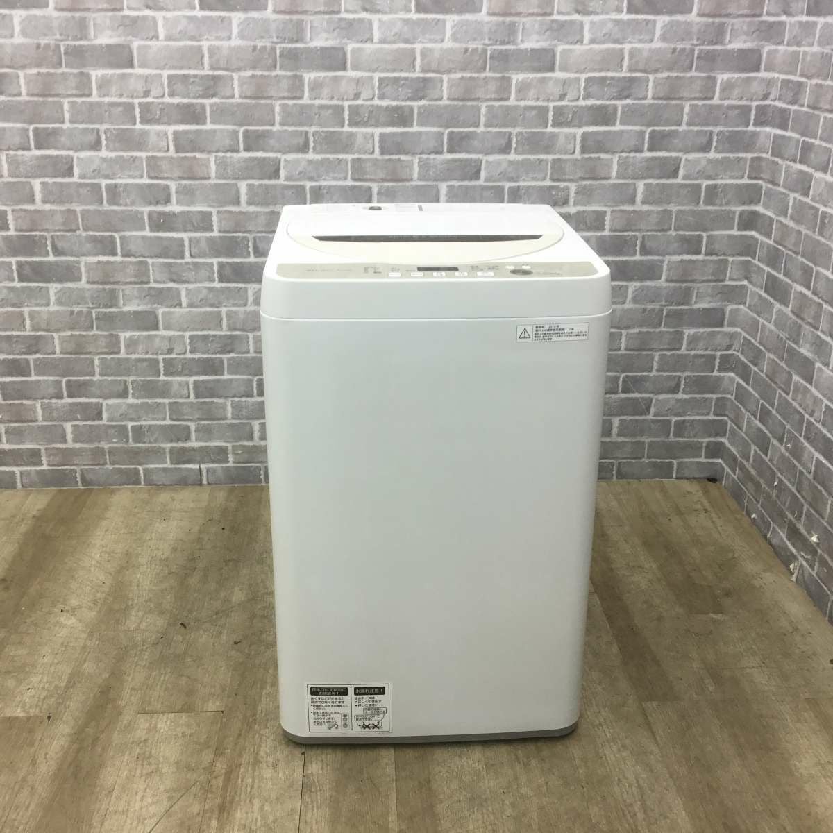 シャープ 全自動洗濯機 4.5kg ES-GE45R 2016年製