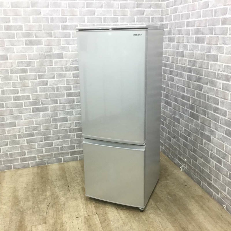 シャープ 冷蔵庫 2ドア 167L 右開き SJ-D17E-S 2019年製