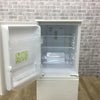 シャープ 冷蔵庫 2ドア 137L どっちもドア SJ-D14C-W 2017年製